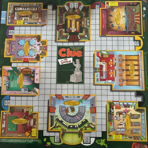 The Simpsons Clue Board Game - Picture 4 of 6